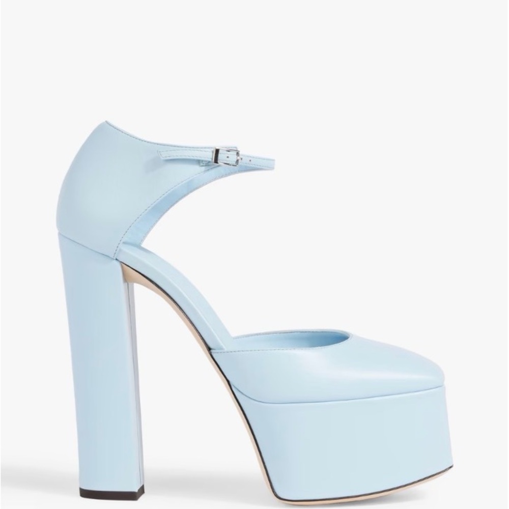 Giuseppe Zanotti Light Blue Platform Heels - Picture 2 of 2